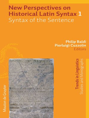 cover image of Syntax of the Sentence